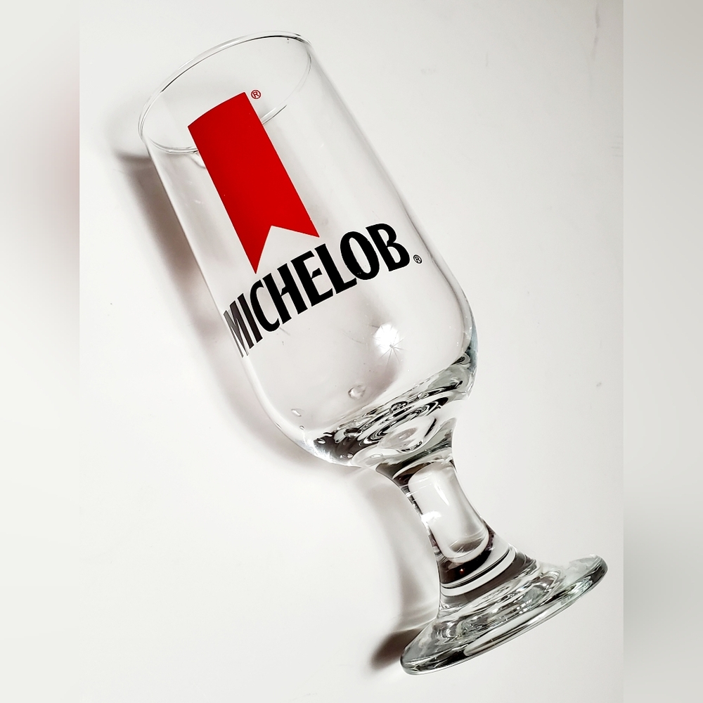 Vintage Michelob Brewing Co Beer Stem 8 oz Glass